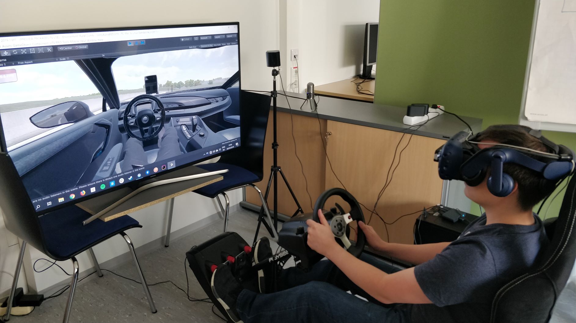 Virtual Reality Headsets and Driving Simulators
